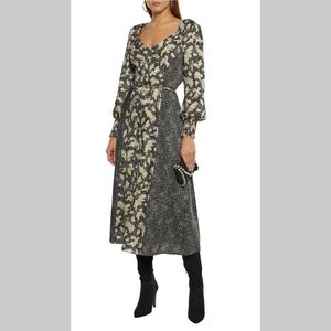 Cinq a Sept long sleeved jessica midi dress.
